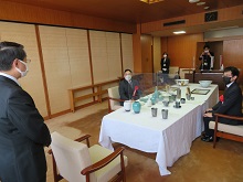 鳥取県伝統工芸士認定証交付式1