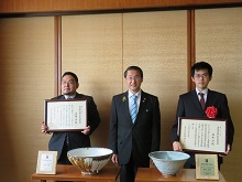 鳥取県伝統工芸士認定証交付式2