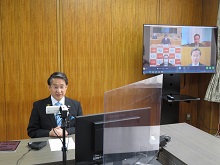 新型コロナウイルス感染症に関する全国知事会と国（山際大志郎  新型コロナ対策・健康危機管理担当大臣）との意見交換会1