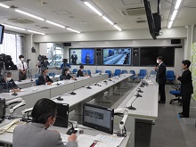 鳥取県新型コロナウイルス感染症対策本部(第178回)・第98回鳥取市新型コロナウイルス感染症対策本部・米子市新型コロナウイルス感染症対策本部 合同会議1
