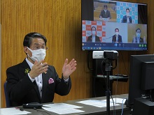 新型コロナウイルス感染症に関する全国知事会と国との意見交換会1