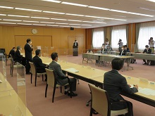 ローカル線にかかるJR西日本米子支社と東部沿線自治体との会談1
