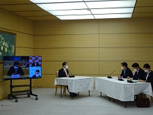 新型コロナウイルス感染症に関する全国知事会と国との意見交換会1