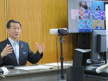 全国知事会 新型コロナウイルス緊急対策本部 役員会議1