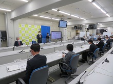 鳥取県新型コロナウイルスワクチン接種体制協議会(第18回)・鳥取県新型コロナウイルス感染症対策本部(第300回) 合同会議1