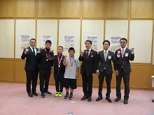 「第37回わんぱく相撲全国大会」鳥取県代表からの出場報告会2