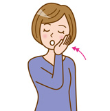 「もったいない」の手話のイラスト1