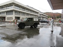 自衛隊の災害派遣に係る撤収式2