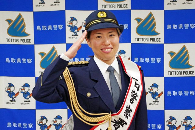 治安ととのえて～一日警察署長「五塔熱子」さん～