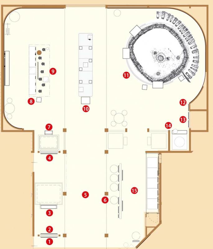 展示室内マップ