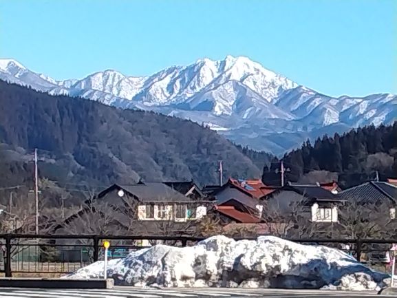 舟場から見る奥大山