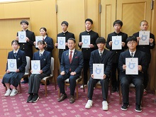 鳥取県スーパー農林水産業士(第6期生)認定証授与式2
