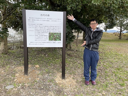 古代の森説明看板