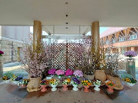 玄関飾花1