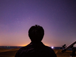 星空観測ナイトツアーの写真