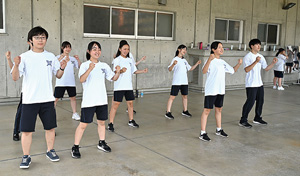 米子東高校ダンス部1年生