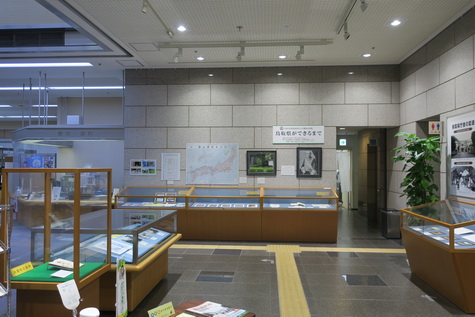 共通通路での展示風景