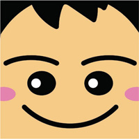 10月号の表紙(あおやかみじろうのイラスト）
