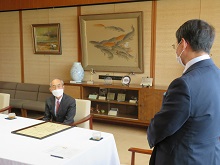藤村尚　鳥取大学名誉教授からの令和5年度防災功労者内閣総理大臣表彰受賞報告会1