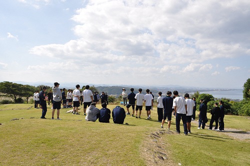 墳丘墓群の見学