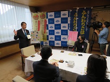 株式会社ウーケからのプリンセスかおりパックご飯完成報告会1