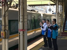 「緑やくも」色車両リバイバル運転記念セレモニー2