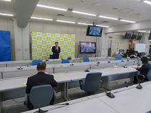 鳥取県新型インフルエンザ等対策本部運営訓練1
