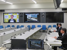 新型インフルエンザ等初動対処に係る国と都道府県との緊急連絡訓練1