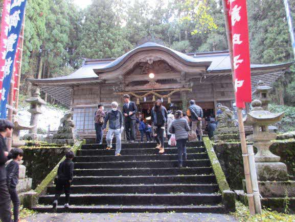 福榮神社の参拝者