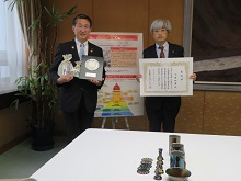 川見和嘉氏からの厚生労働大臣表彰「卓越した技能者（現代の名工）」受賞報告会2