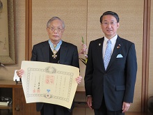 西田良平　鳥取大学名誉教授からの瑞宝中綬章受章報告会1