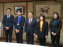 山本愛斗 選手、藤野陽菜子 選手からの第43回全国障害者技能競技大会（アビリンピック）入賞報告会2