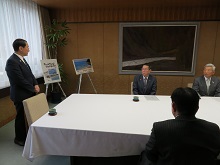 岩美町ほかからのコースタルローイング（ビーチスプリント）大会開催決定報告会1