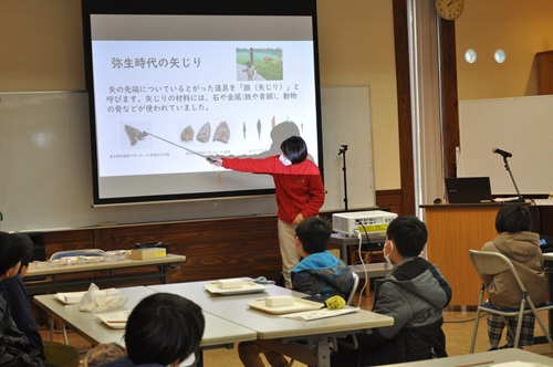 弥生時代の狩猟について学習