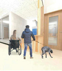 鳥取県西部犬猫センターオーリブの受付（イメージ）