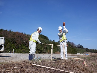 令和5年12月工事現場での実習