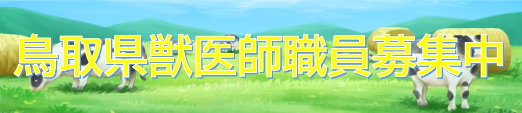 鳥取県獣医師職員募集中
