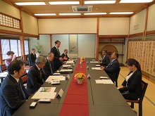 シビ・ジョージ 駐日インド共和国大使と県内経済関係者との意見交換会1