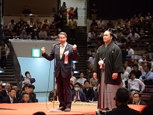 石浦引退 間垣襲名披露大相撲（断髪式）1