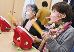 ねんりんピック予選にエントリーする選手の練習会も兼ねて開かれた体験会の様子2