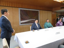 琴櫻関からの琴櫻襲名及び大関昇進報告会1