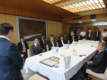県内企業5社からの第32回中国地域ニュービジネス大賞優秀賞・特別賞 受賞報告会1