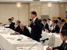 鳥取県自治体代表者会議・鳥取県地方分権推進連盟と鳥取県選出国会議員との意見交換会1