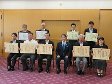 令和6年度献血運動推進協力団体に対する厚生労働大臣表彰状・感謝状伝達及び鳥取県知事・日本赤十字社鳥取県支部長感謝状贈呈式2