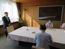 東北地方での大雨被害に係る山形県への支援会議1
