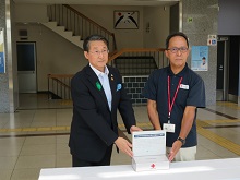 令和6年9月能登半島大雨災害に係る義援金募金箱設置式2