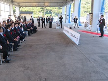 鳥取県営境港水産物地方卸売市場7号上屋開場セレモニー2