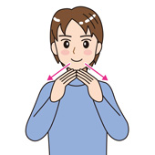 忘年会の手話のイラスト3