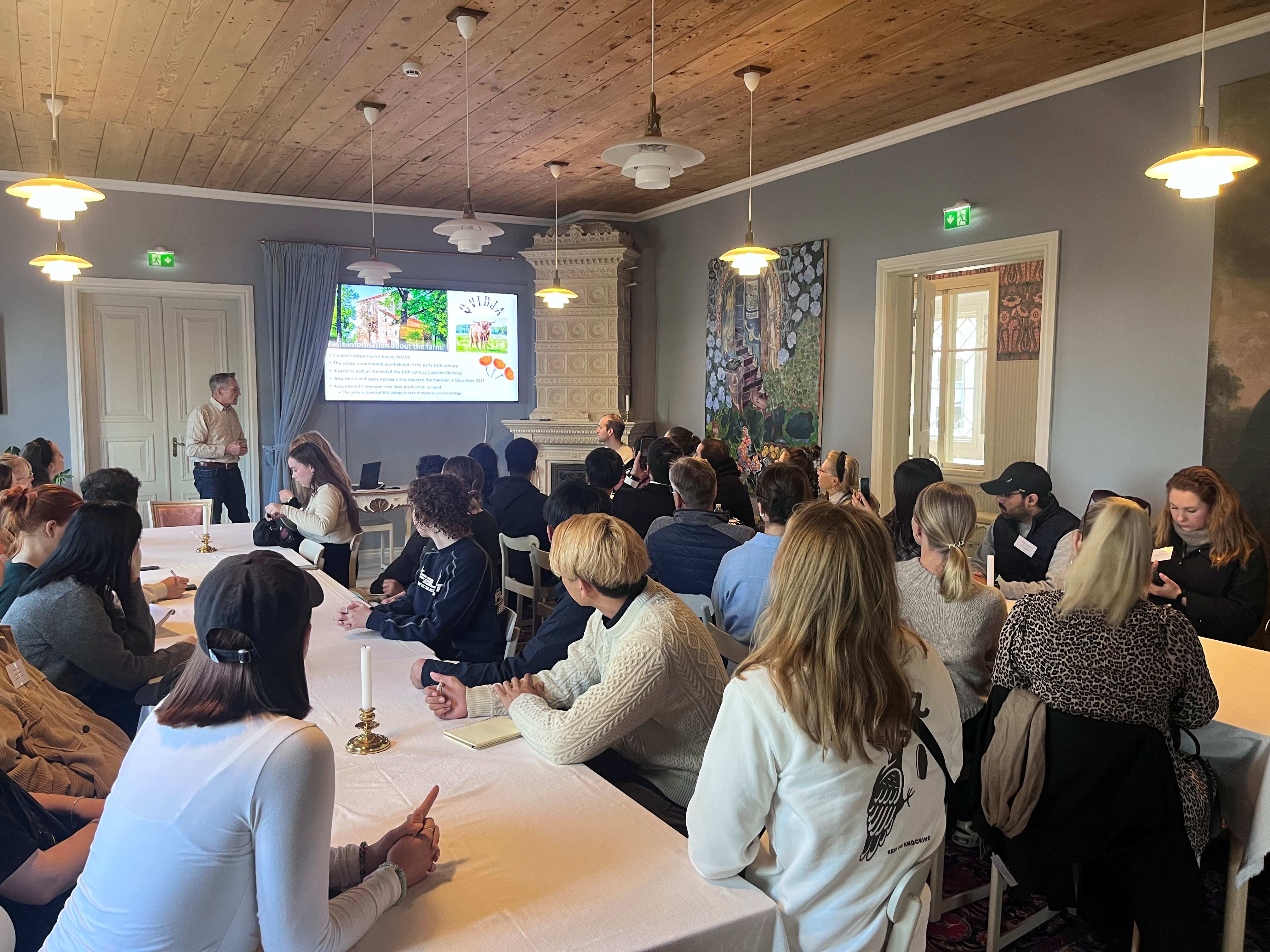 フィンランド派遣の様子