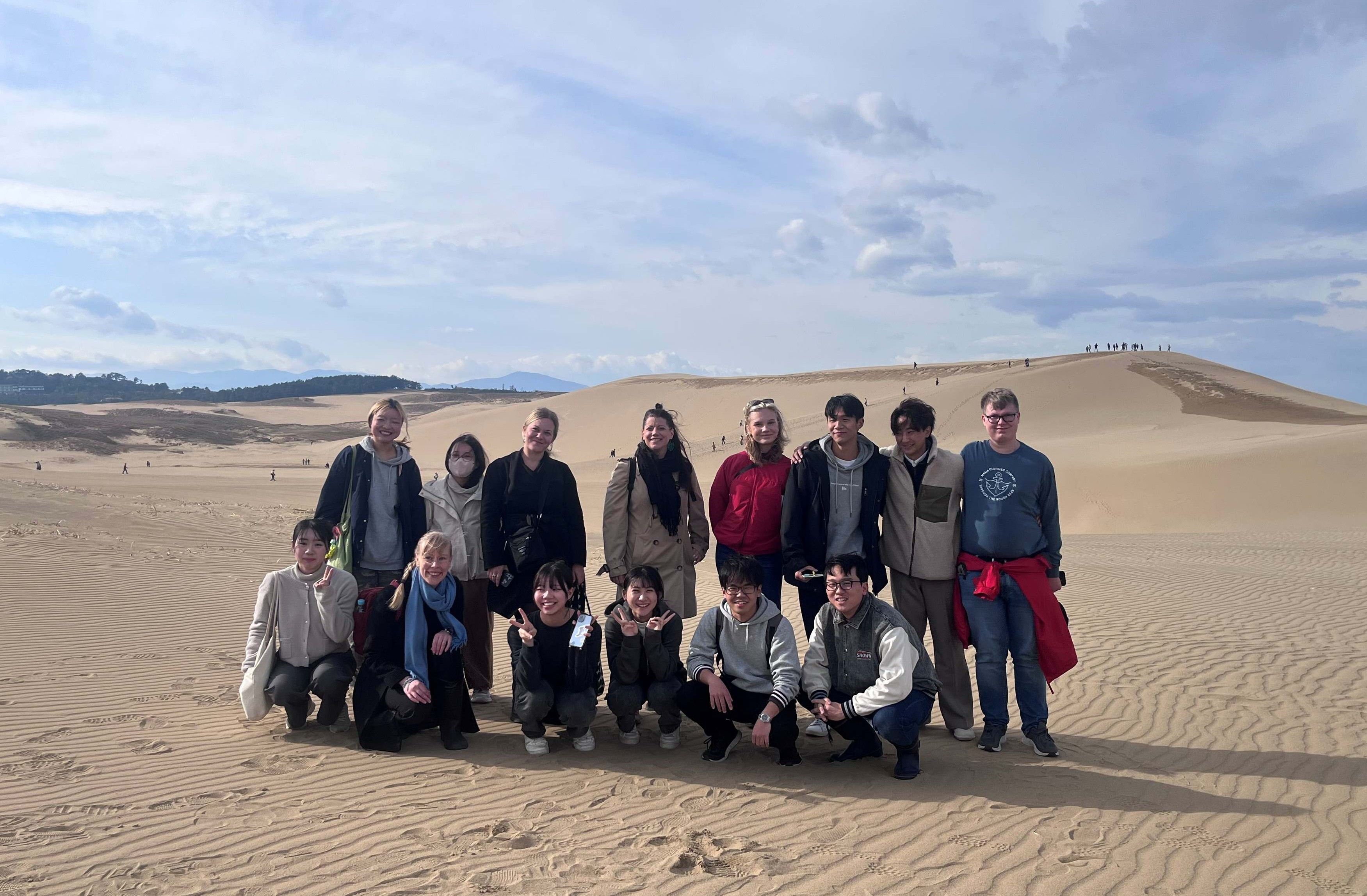 フィンランド学生受入れの様子